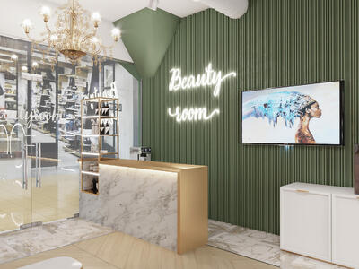 Дизайн проект салона Beauty Room г. Москва