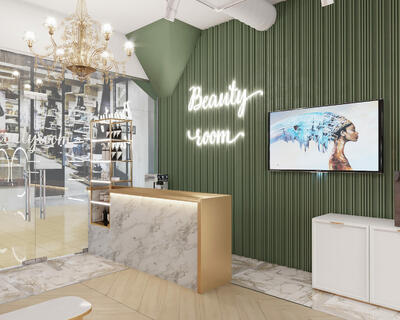 Дизайн проект салона Beauty Room г. Москва