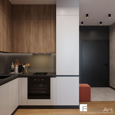 Дизайн проект интерьера квартиры в КМ Тауэр КМ Тауэр 4.jpg | Fresh Art - дизайн студия