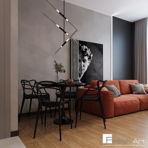 Дизайн проект интерьера квартиры в КМ Тауэр КМ Тауэр 5.jpg | Fresh Art - дизайн студия