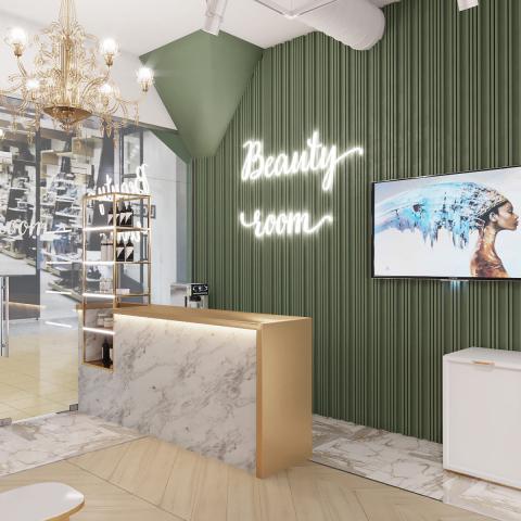 Дизайн проект салона Beauty Room г. Москва  | Fresh Art - дизайн студия