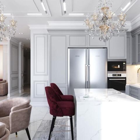 Проект квартиры 120 м2 в ЖК Премиум на ул. Провиантская  | Fresh Art Проект квартиры 120 м2 в ЖК Премиум на ул. Провиантская  | Fresh Art