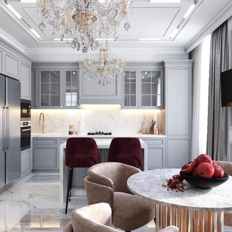 Проект квартиры 120 м2 в ЖК Премиум на ул. Провиантская  | Fresh Art Проект квартиры 120 м2 в ЖК Премиум на ул. Провиантская  | Fresh Art